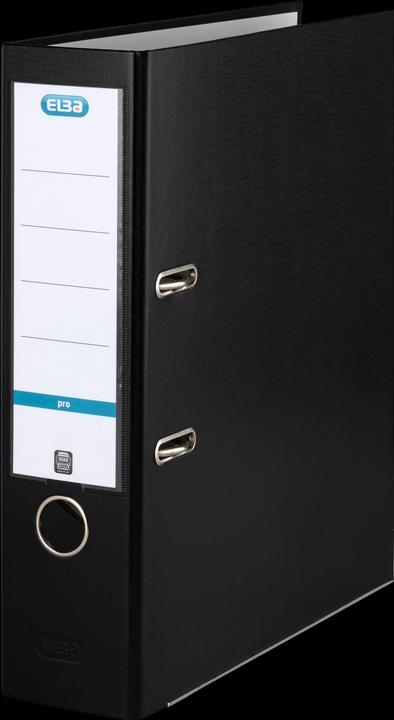 Elba Folder smart PP paper, spine width: 80 mm, black DIN A4, cover outside PP (A4, 80 mm, 1 Piece)