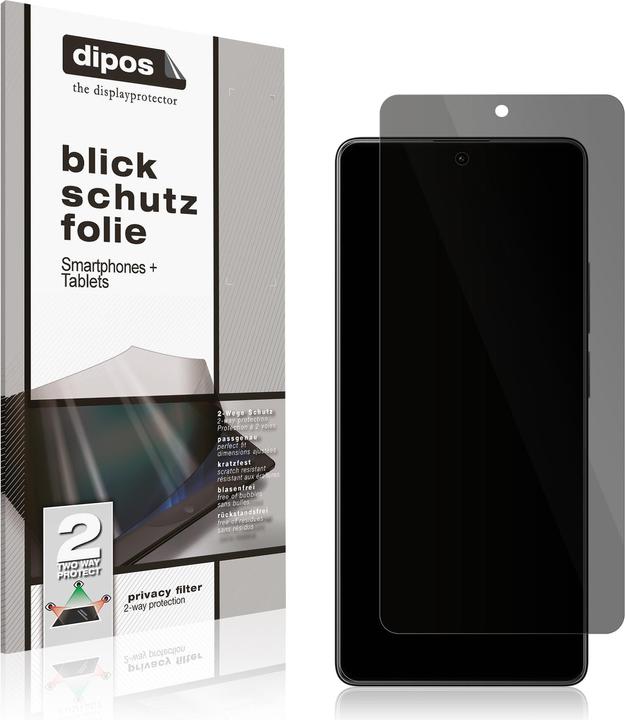 Produktbild Dipos Blickschutzfolie 2-Way Anti-Shock (1 Stück, Xiaomi Poco M6 Pro)