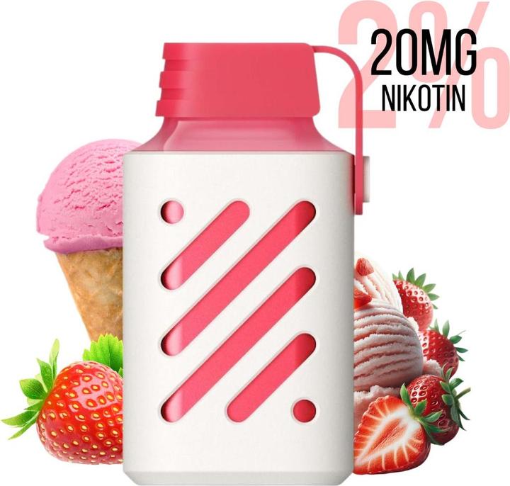 Actual product image Vozol Gear 600, Strawberry Ice Cream (Strawberry)