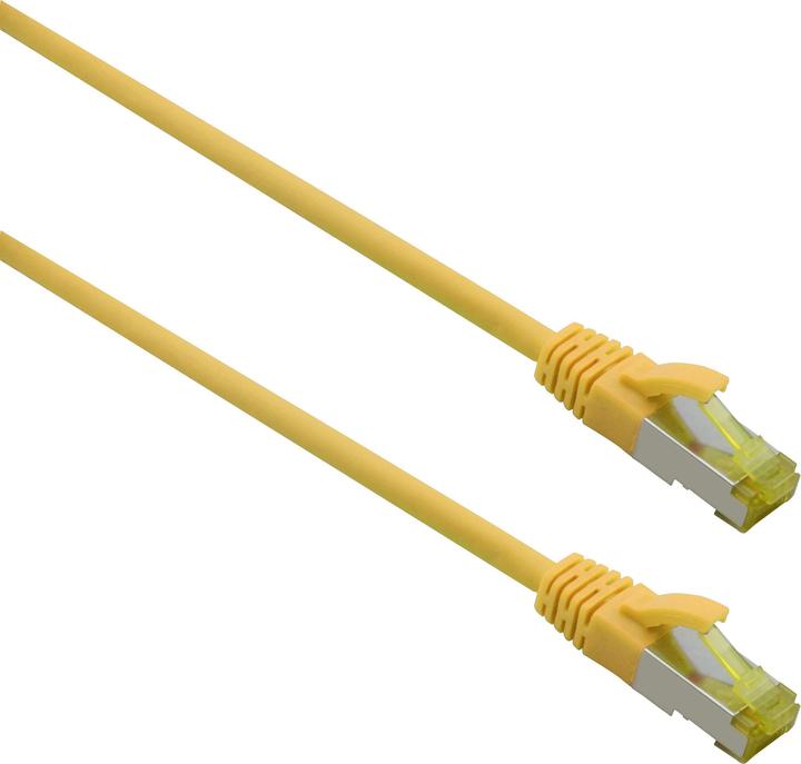 Productafbeelding Helos ultra flex patchkabel S/FTP Cat 6a TPE geel 10,0m (UTP, CAT6a, 10 m)