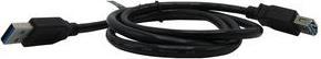Produktbild RND Electronics USB-Kabel USB A-Stecker - USB A-Buchse 1m USB 3.0 Schwarz (1 m, USB 3.2 Gen 1)