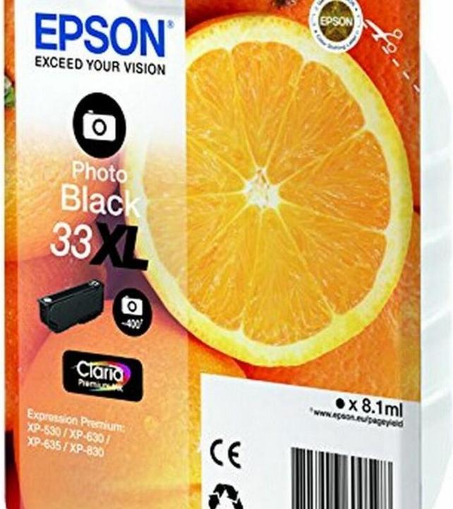 Actual product image Epson 33XL Claria Premium (PBK)