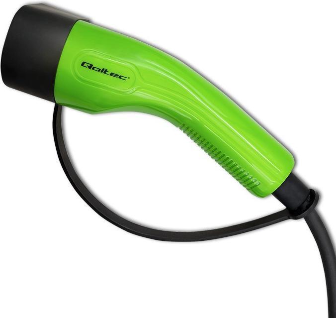 Produktbild Qoltec Intelligentes Gerät 52478 Mobiles EV-Ladegerät 11kw (Typ 2, 11 kW, 16 A, CEE16 rot)