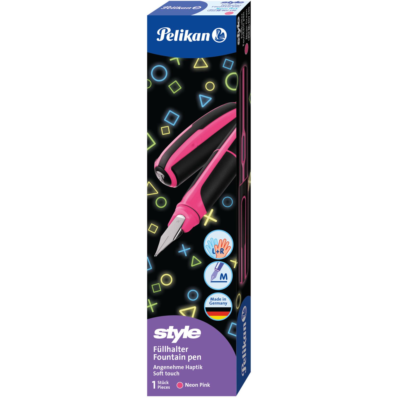 Pelikan, Schreibstifte, STYLE - Füllhalter (Schwarz, Pink, 1 x)