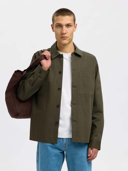 Immagine prodotto Selected Regular Fit Baumwoll Overshirt (M)