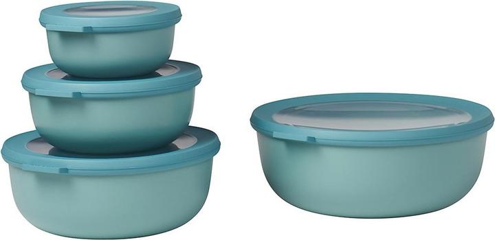 Immagine prodotto Mepal Set di 4 ciotole basse Cirqula - Nero nordico (233104) (2.25 l)