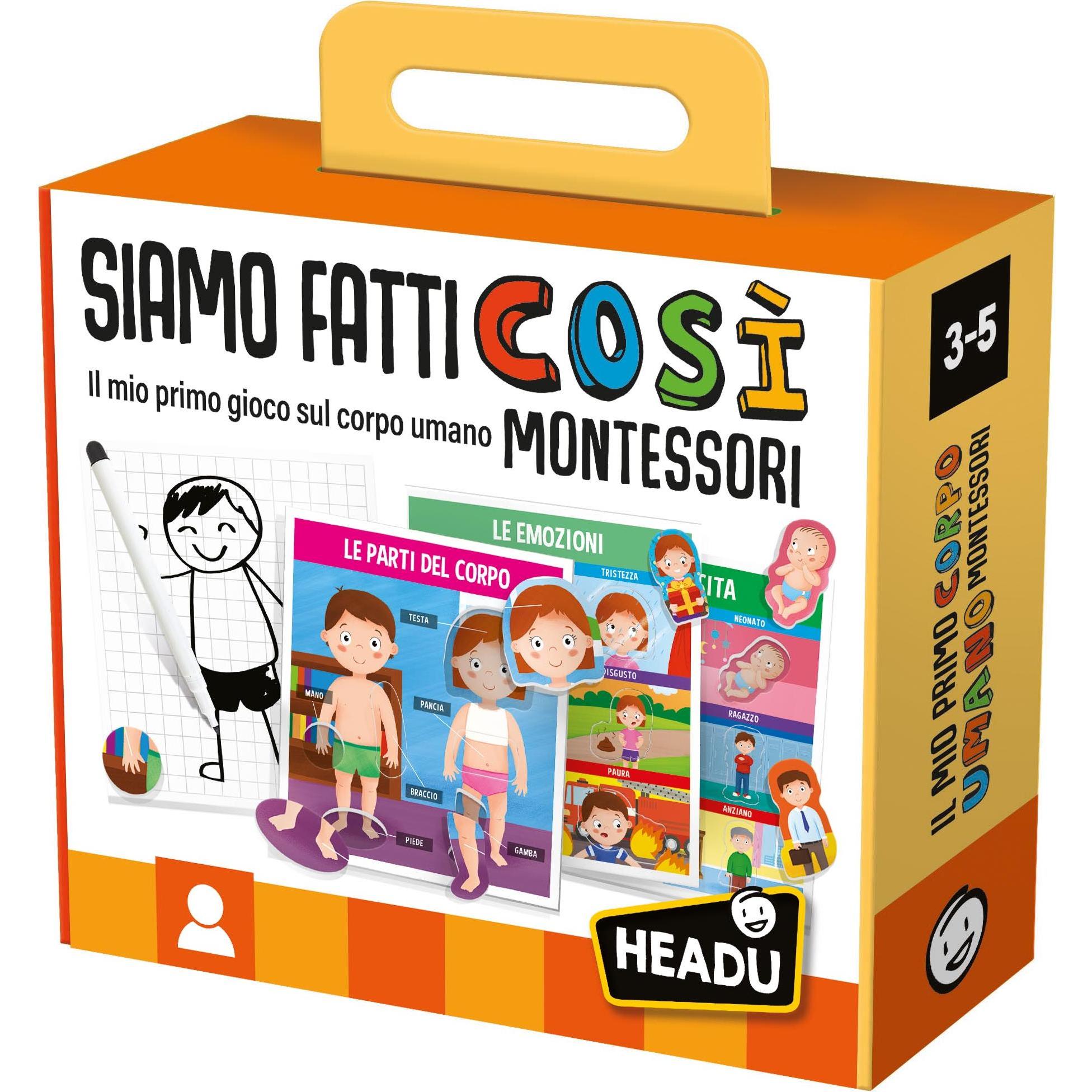 Headup Games Montessori Siamo Fatti Cosi (Italienisch)