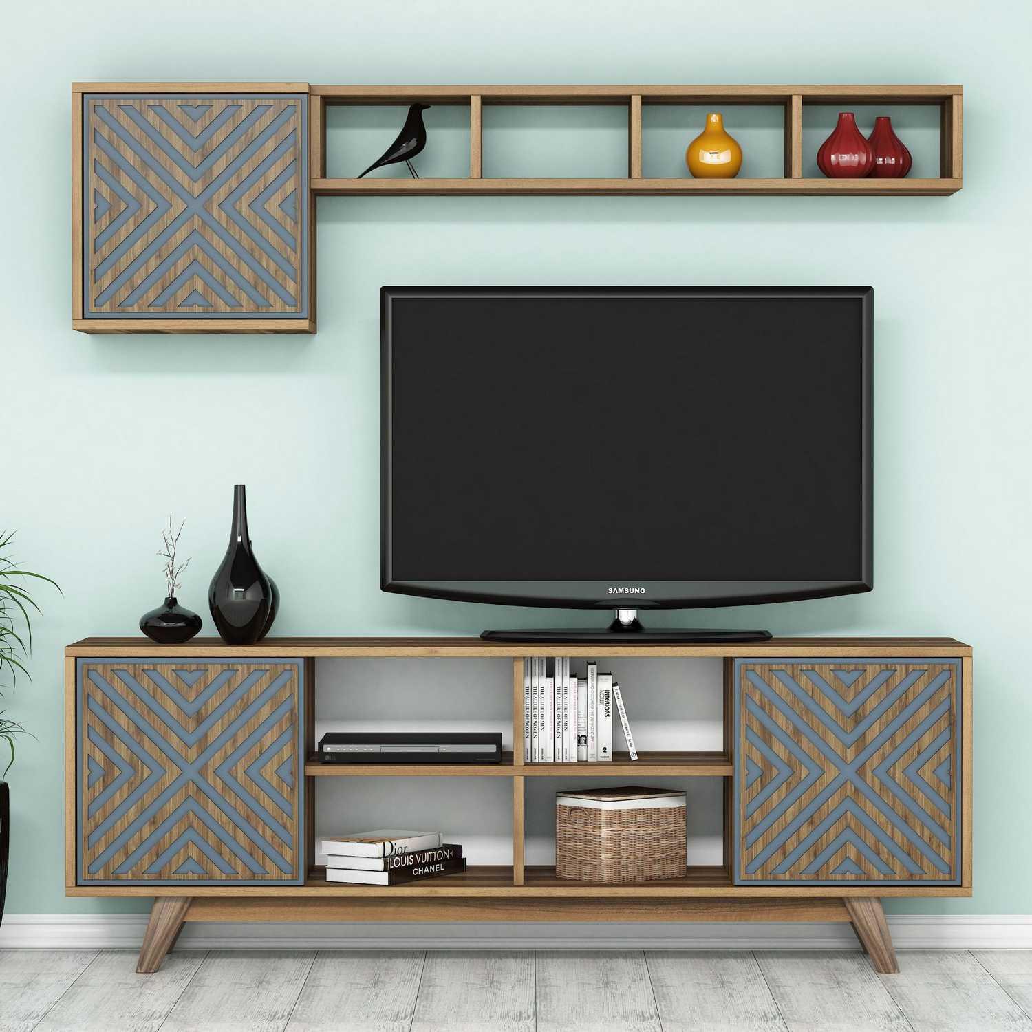 Hanah Home, TV Möbel, Maren (42.4 x 25 x 44.2 cm, 117.6 x 20 x 18.6 cm)