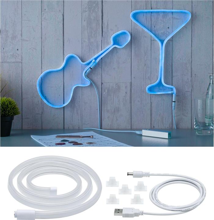 Produktbild Paulmann Neon Colorflex USB Stripe (Blau, 100 cm, Indoor)