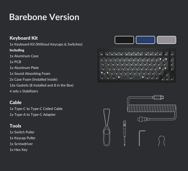 Image du produit Keychron Q1 Barebone (CH, Filaire)