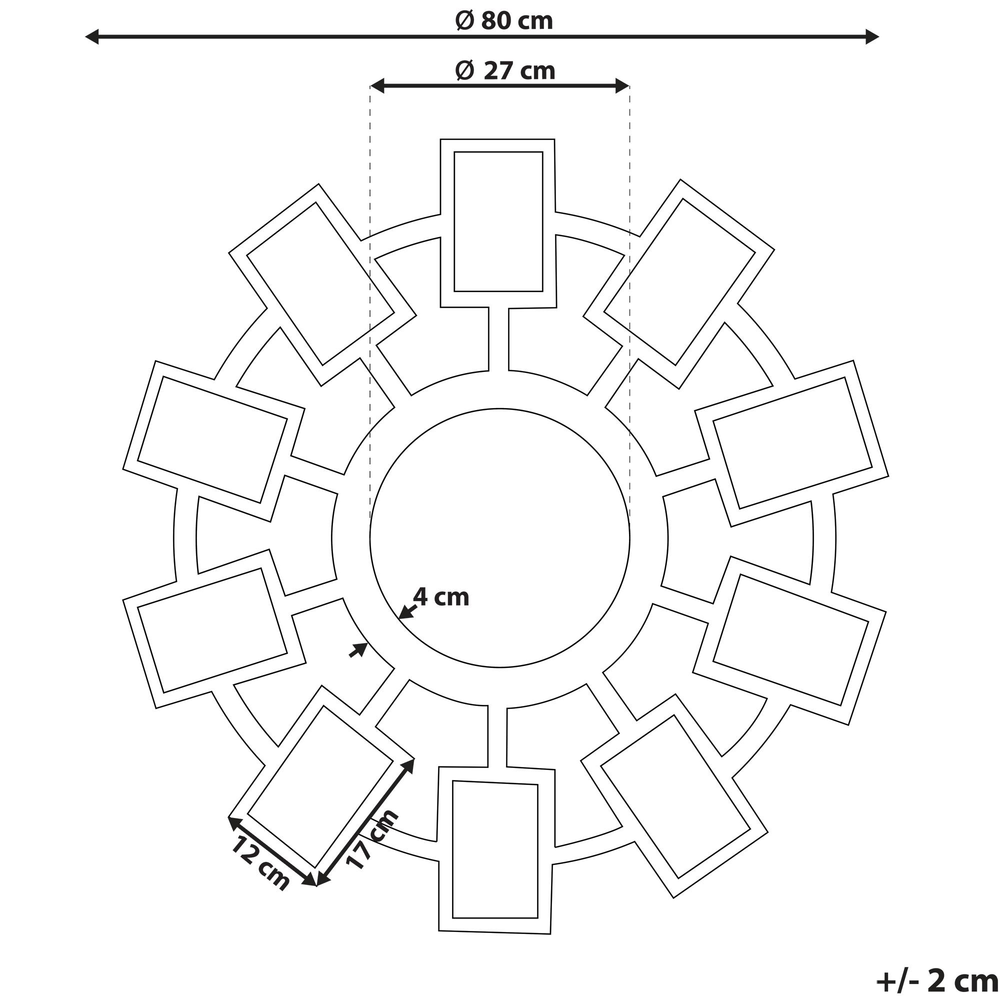 Thumbnail - Beliani, Spiegel, Rozel (Ø 80 cm)