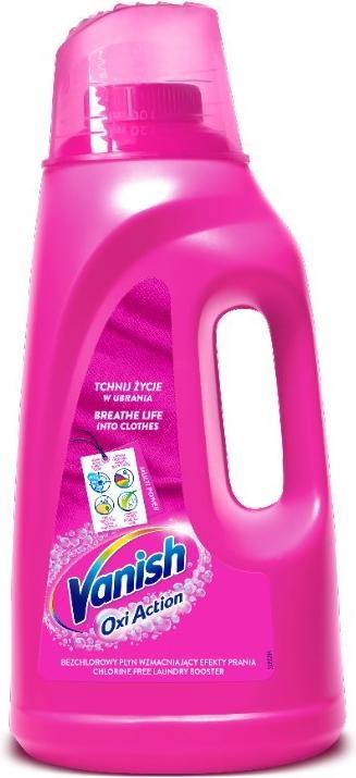 Vanish Oxi Pink Wäschefleckentferner Flüssigkeit Farbe 2 l (Flüssigwaschmittel)
