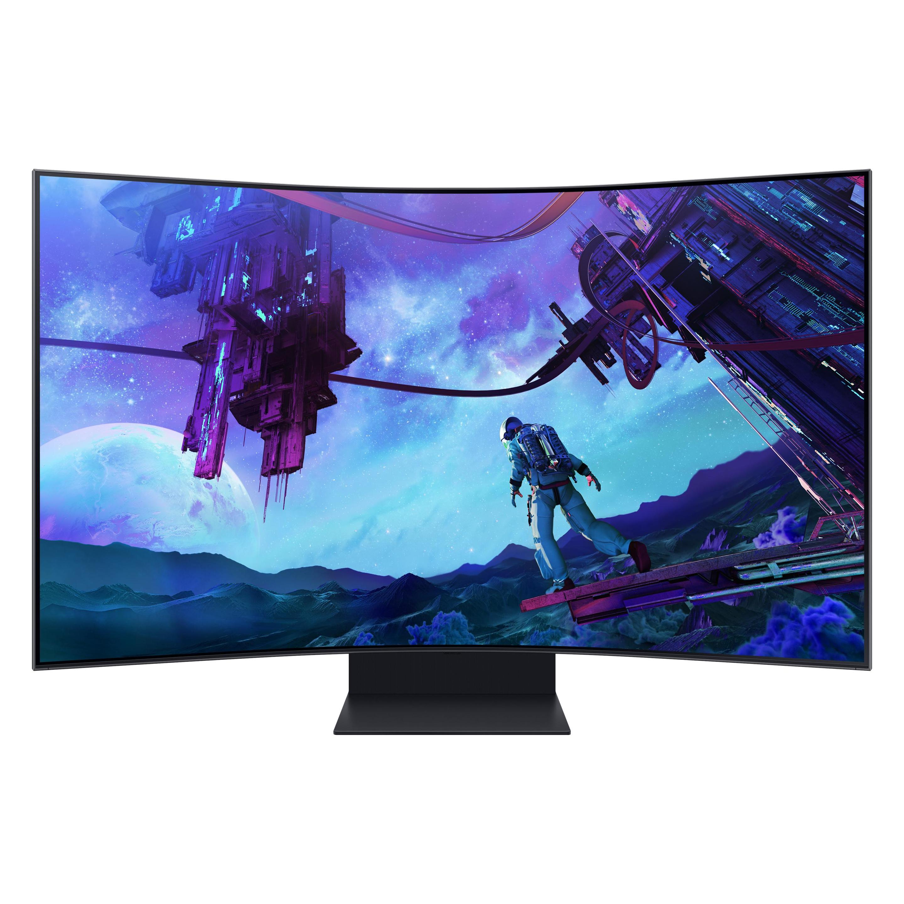 Samsung Odyssey Ark 2nd Gen (3840 x 2160 Pixel, 55"), Monitor, Schwarz