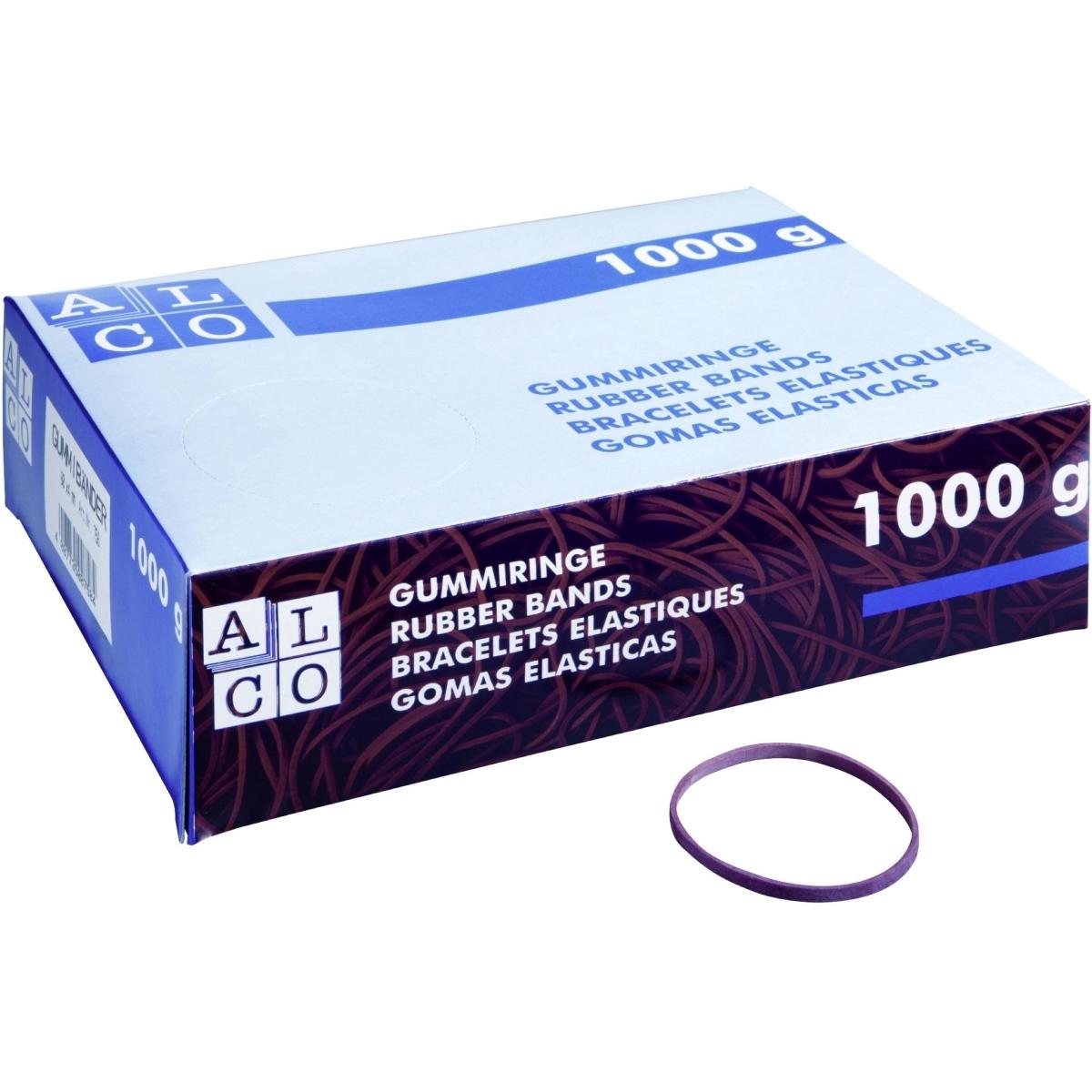 Alco, Gummiband, Gummiring Naturkautschuk 65mm sortiert 1000g (1 Stk.)