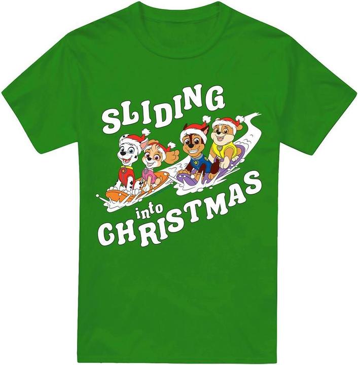 Image du produit Paw Patrol - T-shirt SLIDING INTO CHRISTMAS - Homme (XXL)