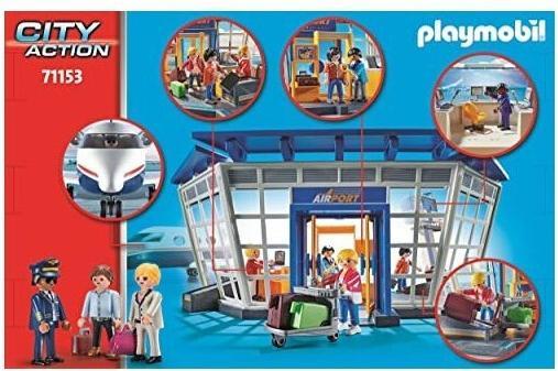 Produktbild Playmobil Flughafen mit Flugzeug und Tower (71153, Playmobil City Action)
