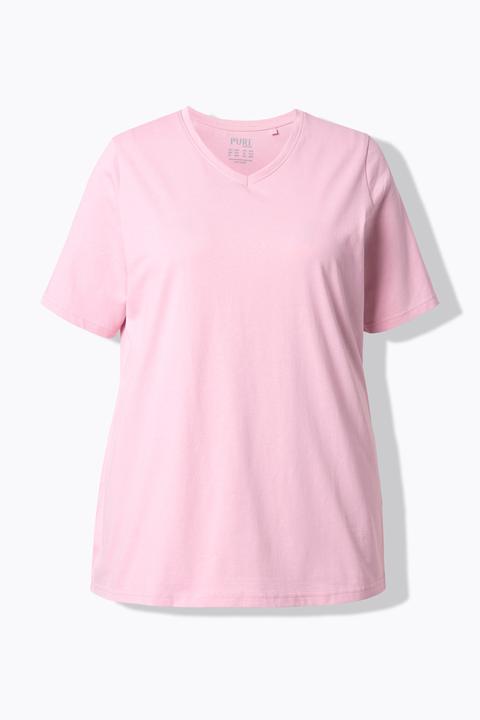 Produktbild Ulla Popken T-Shirts, 2er-Pack, V-Ausschnitt, Halbarm (58)