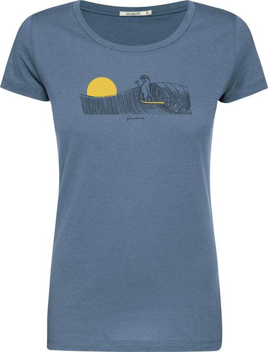 Produktbild Greenbomb Women's Animal Sloth Waves Loves T-Shirt (M)