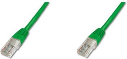 Digitus CAT 5e U-UTP patch cable PVC AWG 26/7 length 15m color green (15 m)