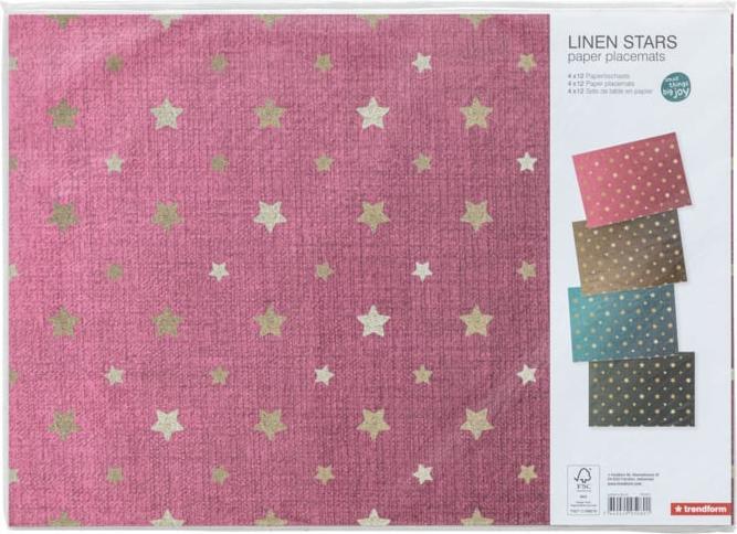 Actual product image Trendform Linen Stars (30 x 42 cm)
