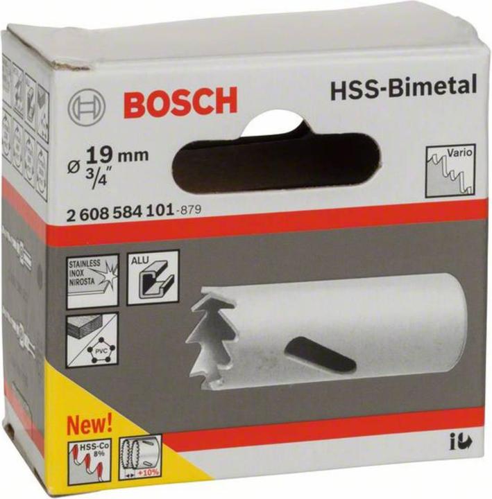 Produktbild Bosch Professional Zubehör Lochsäge HSS-Bimetall für Standardadapter, 19 mm, 3/4-Zoll
