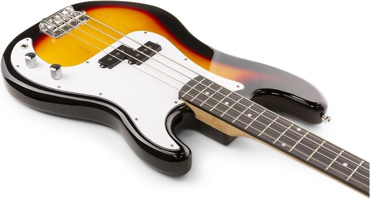 Produktbild Max Music E-Bass GigKit Sunburst (E-Bass, Basswood Body mit hard marble Hals)