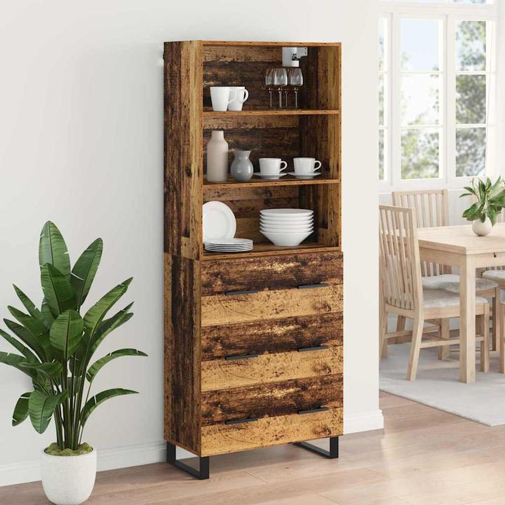 Produktbild vidaXL Modernes Highboard (32.50 x 34 x 180 cm)