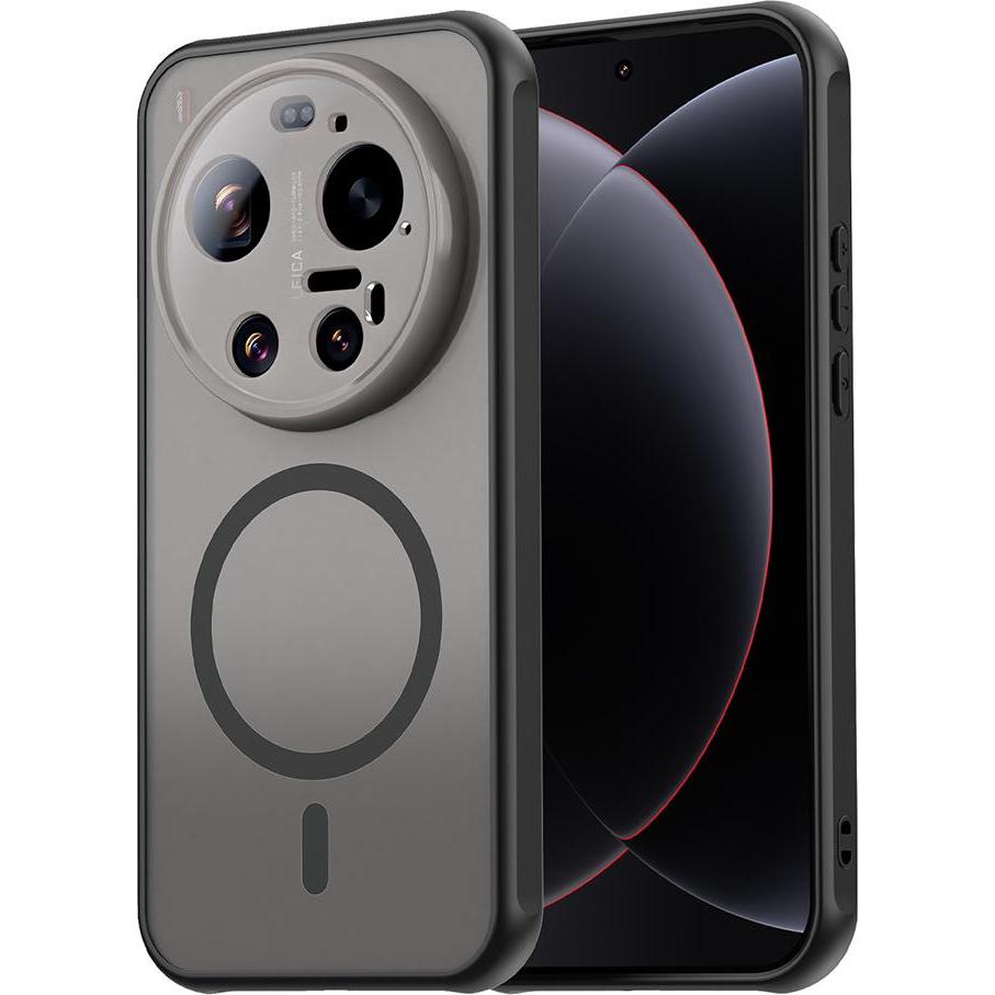 Techsuit - HaloFrost II MagSafe - Xiaomi 17 Ultra - Black (Xiaomi 17 Ultra), Cover smartphone, Nero