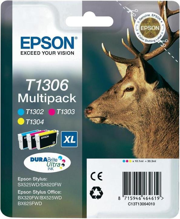 Immagine prodotto Epson T1306 DuraBrite Ultra (M, Y, C)