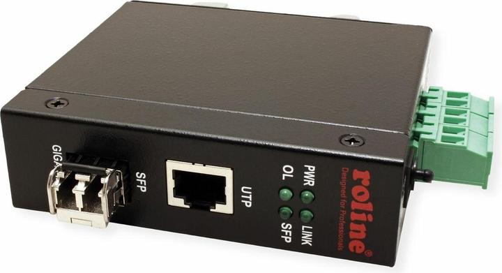 Roline Industrial converter RJ-45, FO 1000SX/LC