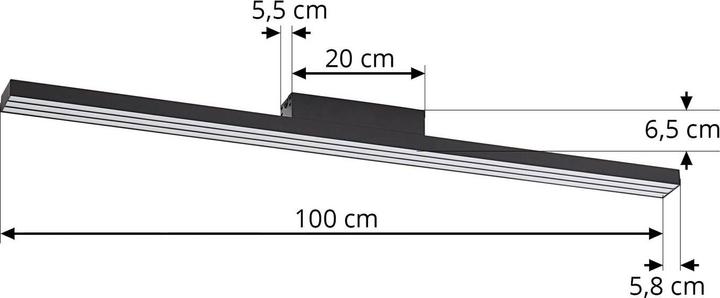 Image du produit Lucande Plafonnier Leicy LED RGBW Tuya 5,8 cm (6500 lm)