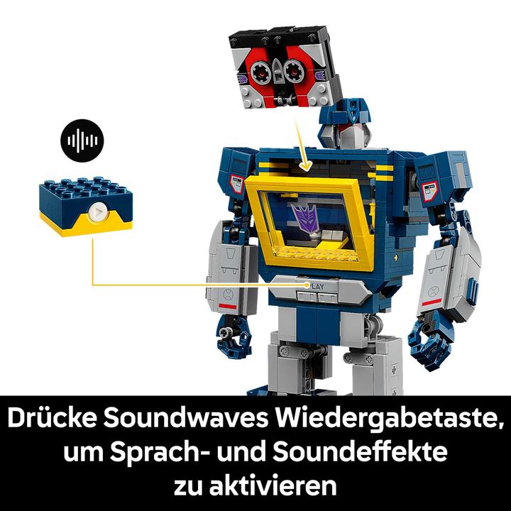 Produktbild LEGO Transformers: Soundwave (10358, LEGO Icons)