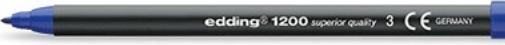 Produktbild Edding 10 1200 Filzstifte blau (Blau, 10 x)