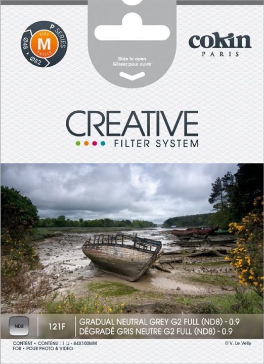 Produktbild Cokin Filter P121F Verlauf 2 ND 8 (82 mm, ND- / Grauverlauffilter, 84 mm)
