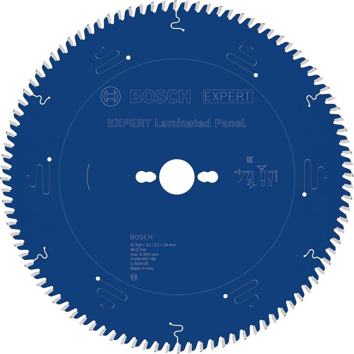 Bosch Professional Lama per Sega Circolare a Pannelli Laminati Expert