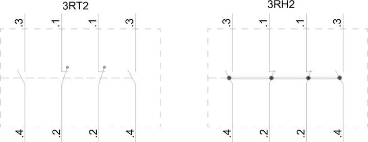 Produktbild Siemens AUX. SWITCH 2NO+2NC S00 & S0 SCREW