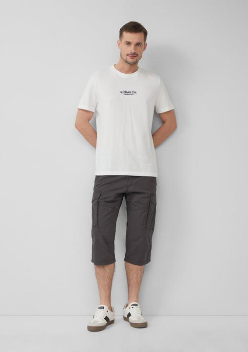 Produktbild S.Oliver Bermuda File: Gemusterte Cargo-Bermuda aus Baumwollmix im Relaxed Fit (32)