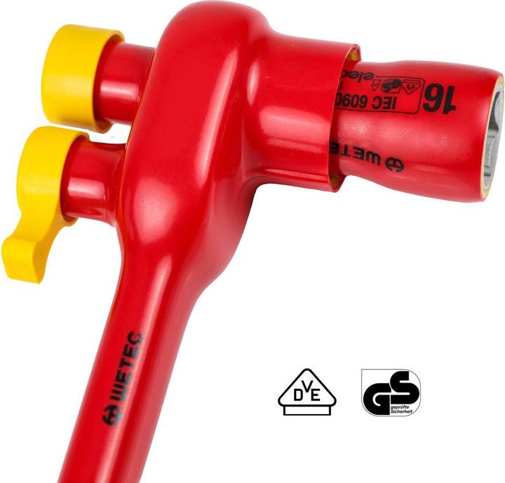 Produktbild Wetec Umschaltknarre, DIN 7449, VDE, 3/8 " (3/8")