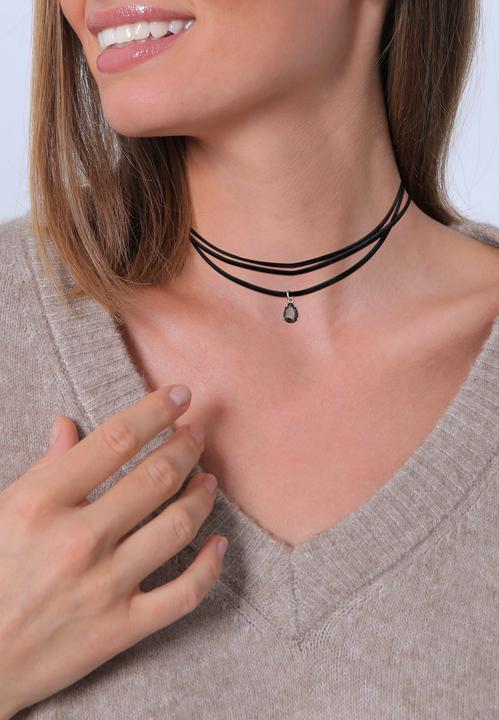Immagine prodotto Elli Ovale (Ecopelle, Zirconia, Argento 925)