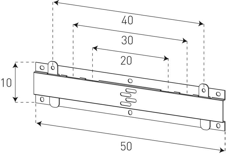 Actual product image Sonorous Surefix 410,superslim wall mount for TVs up to 50". (Wall, 50", 50 kg)