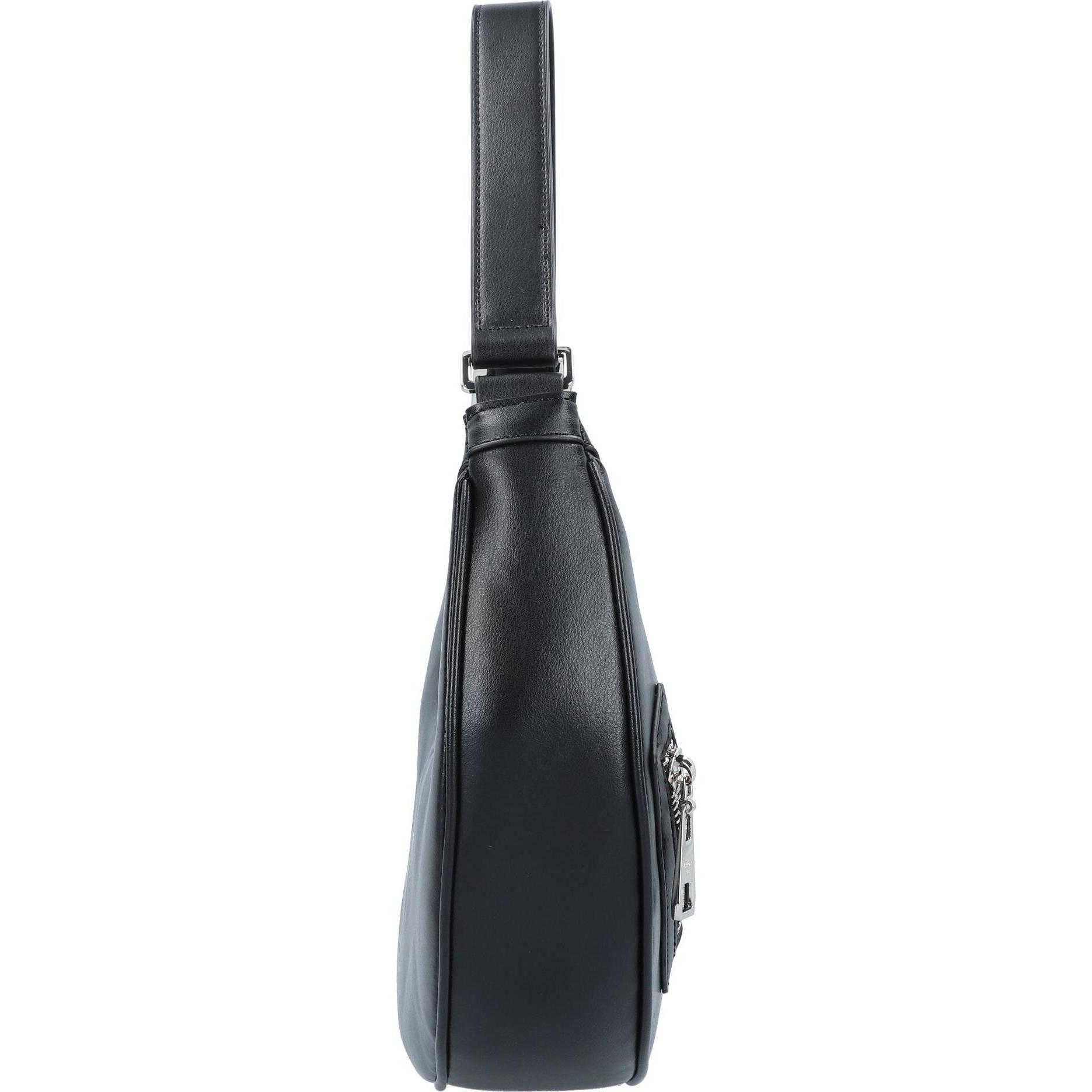 Replay, Handtasche, Schultertasche 34 cm, Schwarz