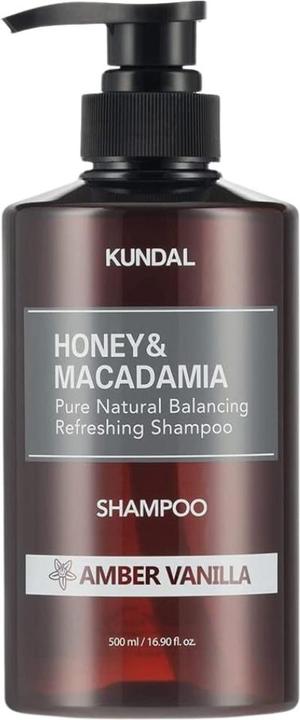 Kundal Nature Shampoo 500ml Amber Vanilla (500 ml, Flüssiges Shampoo)