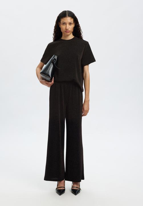 Immagine prodotto Selected Glitzer Oberteil mit kurzen Ärmeln (L)