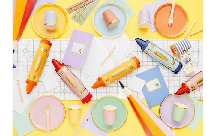 Actual product image Partydeco Farbige Teller (6St.) (6x)