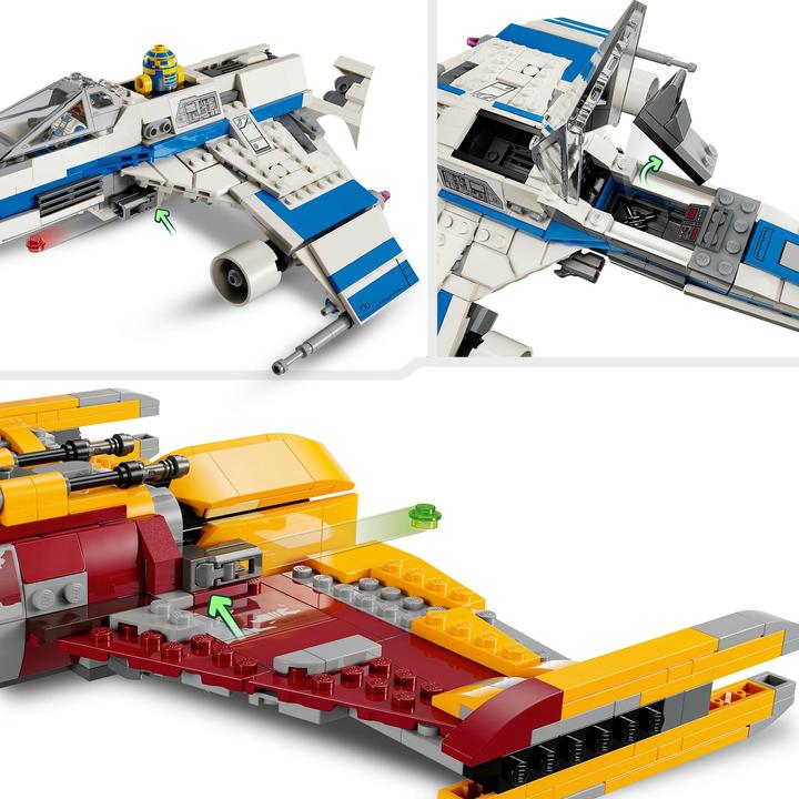 Produktbild LEGO New Republic E-Wing vs. Shin Hatis Starfighter (75364, LEGO Star Wars)