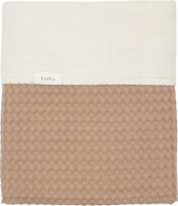 Koeka Coperta per bambini in pile di cotone Amsterdam caffè (100 x 150 cm)
