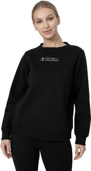 Actual product image 4F Ladies Sweatshirt Deep Black H4Z22 BLD020 20S (S) (S)