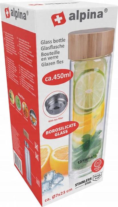 Actual product image alpina Glass Bottle (0.45 l)