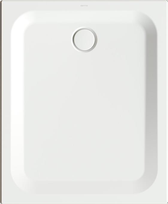 Actual product image Bette Ultra rectangular shower tray with minimum tub support, 1100x900x35mm, 8630