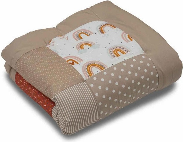 Produktbild Ullenboom Krabbeldecke Regenbogen 100 x 100 cm